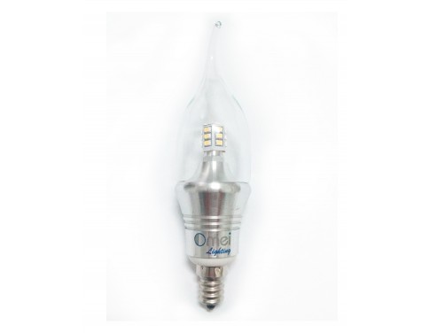 E12 LED Light Bulbs Dimmable Warm Daylight Cold White 60w LED Flame Bent Tip Candelabra Base Candle Bulbs